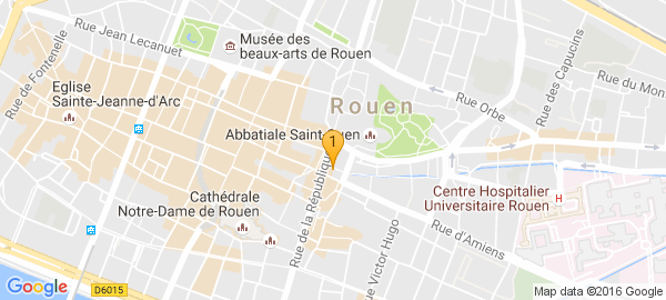 L’emplacement d’un laboratoire de Rouen